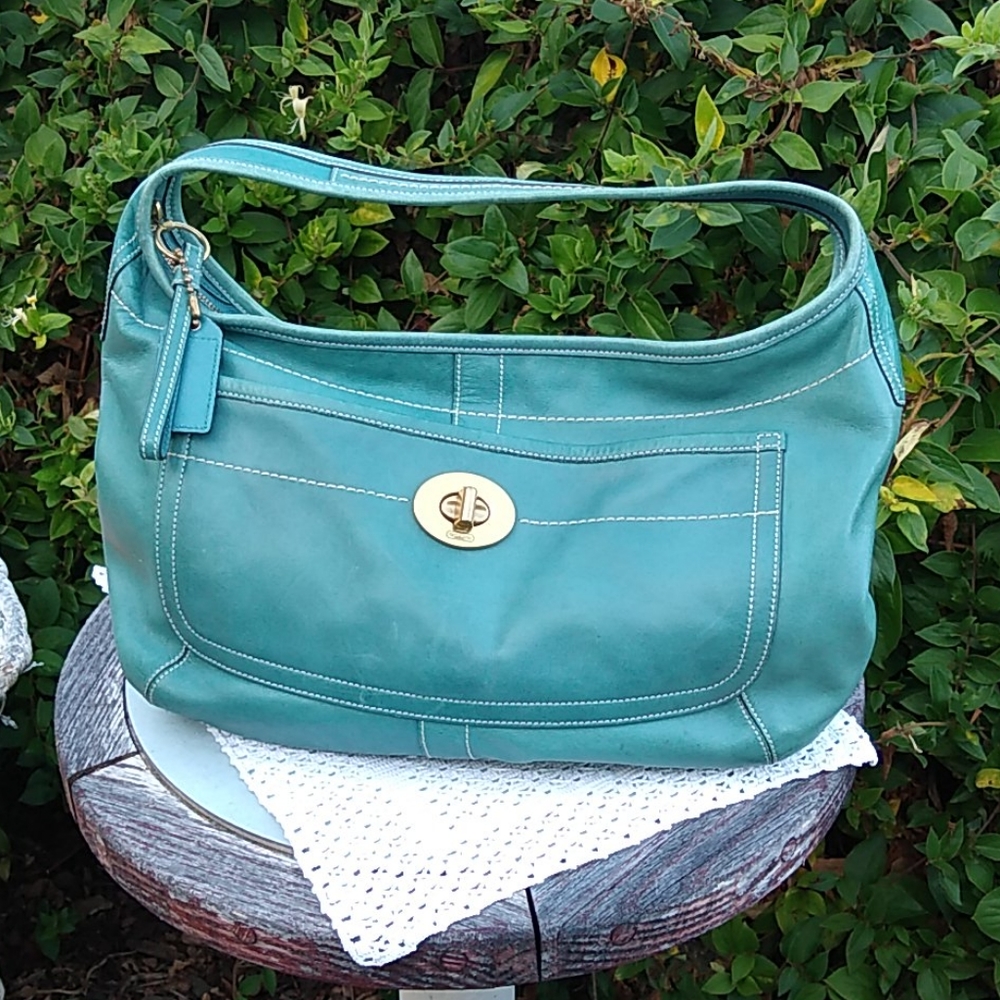 Coach ERGO Hobo bag Teal